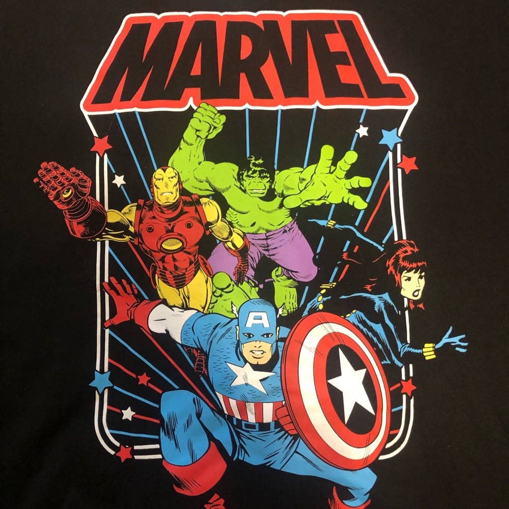 MARVEL black XXXL sweatshirt AVENGERS